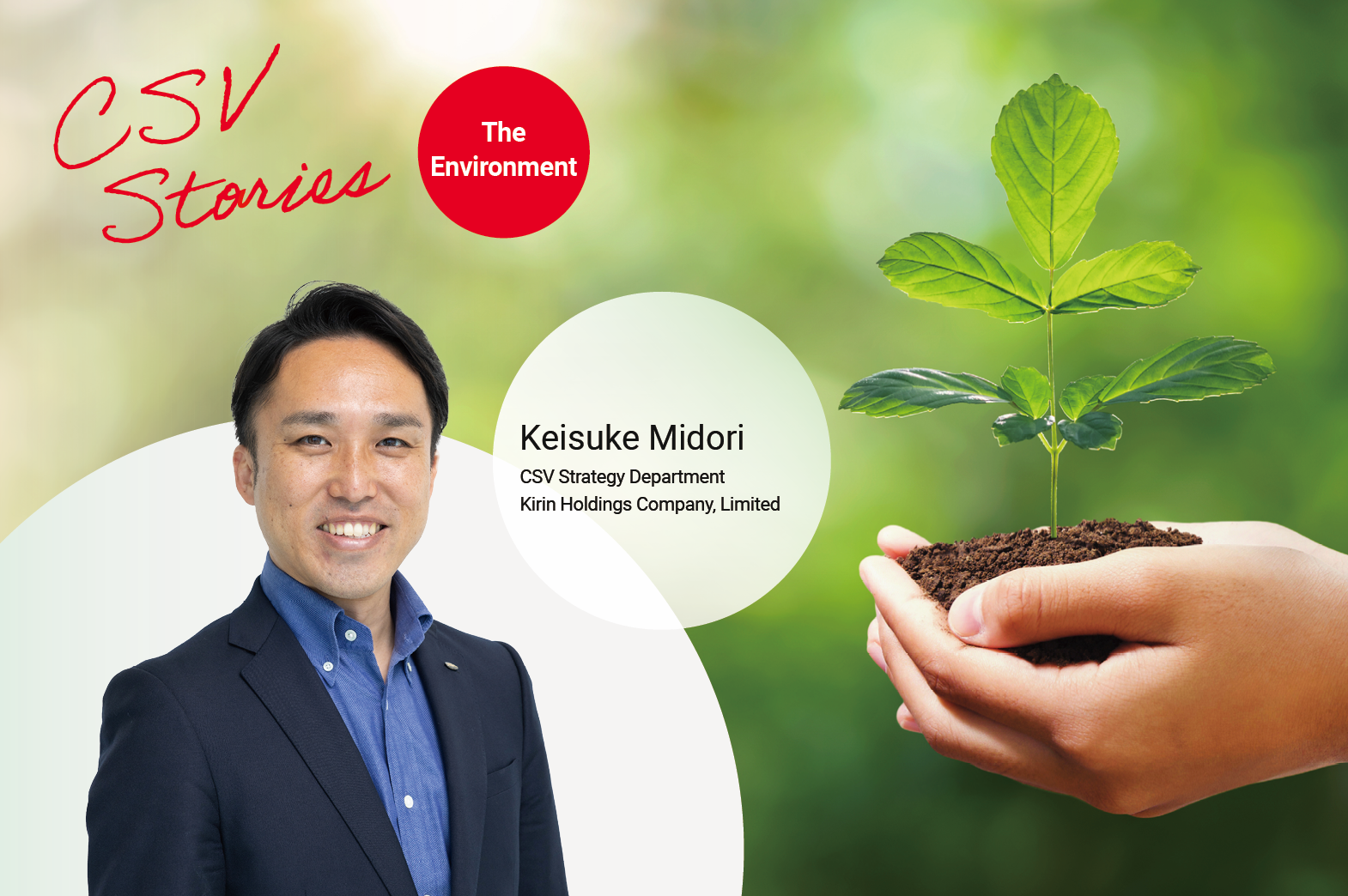 Keisuke Midori CSV Strategy Department Kirin Holdings Company, Limited