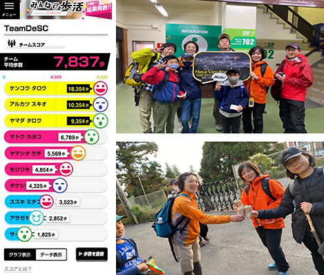 「みんなで歩活（あるかつ）」への参加